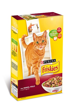 FRISKIES CROCCHETTE G 400 MANZO,POLLO, VERDURE