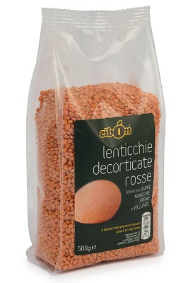 LENTICCHIE ROSSE DECORTICATE BIO GR.500
