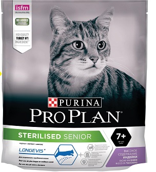 PRO PLAN CAT STERILISED TACCHINO 7+  GR. 400 PURINA