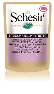 SHESIR SOFT CAT BUSTE G 100 TONNO POLLO E PROSCIUTTO