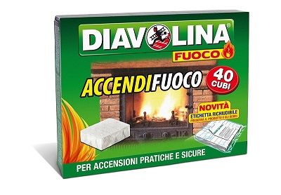 ACCENDIFUOCO 40 CUBI DIAVOLINA