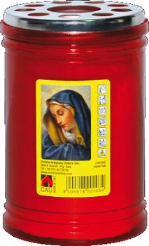 LAMPADA VOTIVA T.30 ROSSA CERERIA UMBRA