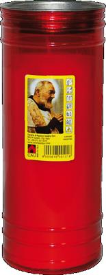 LAMPADA VOTIVA T. 80 K ROSSA CERERIA UMBRA