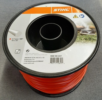 FILO NYLON TONDO MM.2,7 M.208,00-BOBINA STIHL