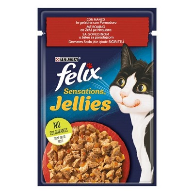 FELIX SENSATIONS JELLIES GR 85 MANZO CON POMODORO