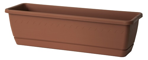 CASSETTA GERUS CM 80 CON SOTTO CASSETTA COL.TERRACOTTA