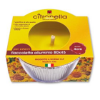 FIACCOLETTA ALLUMINIO CITRONELLA 80X45  CERERIA UMBRA