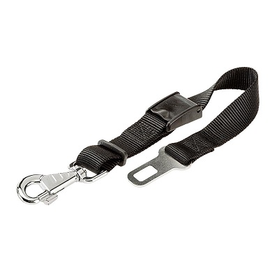 CINTURA PER CANE DOG SAFETY BELT NERO FERPLAST