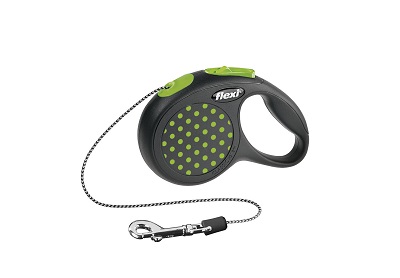 GUINZAGLIO VERDE TG XS M 3 CORDA FLEXI