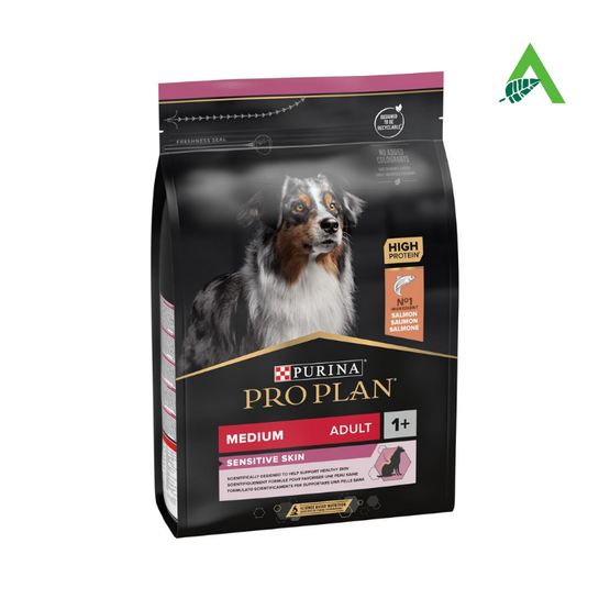 PRO PLAN MEDIUM ADULT SENSITIVE SKIN DOG SALMONE KG 10